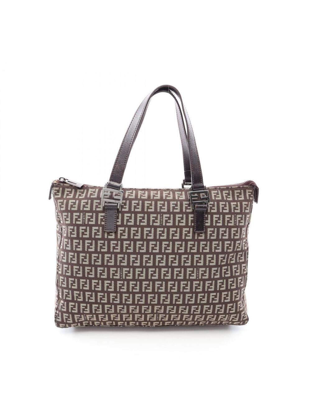 Fendi Zucchino Tote Hand Bag Canvas #362895F69B
